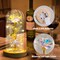 Eternal Preserved LED Rose with Butterfly in Glass Dome Décor